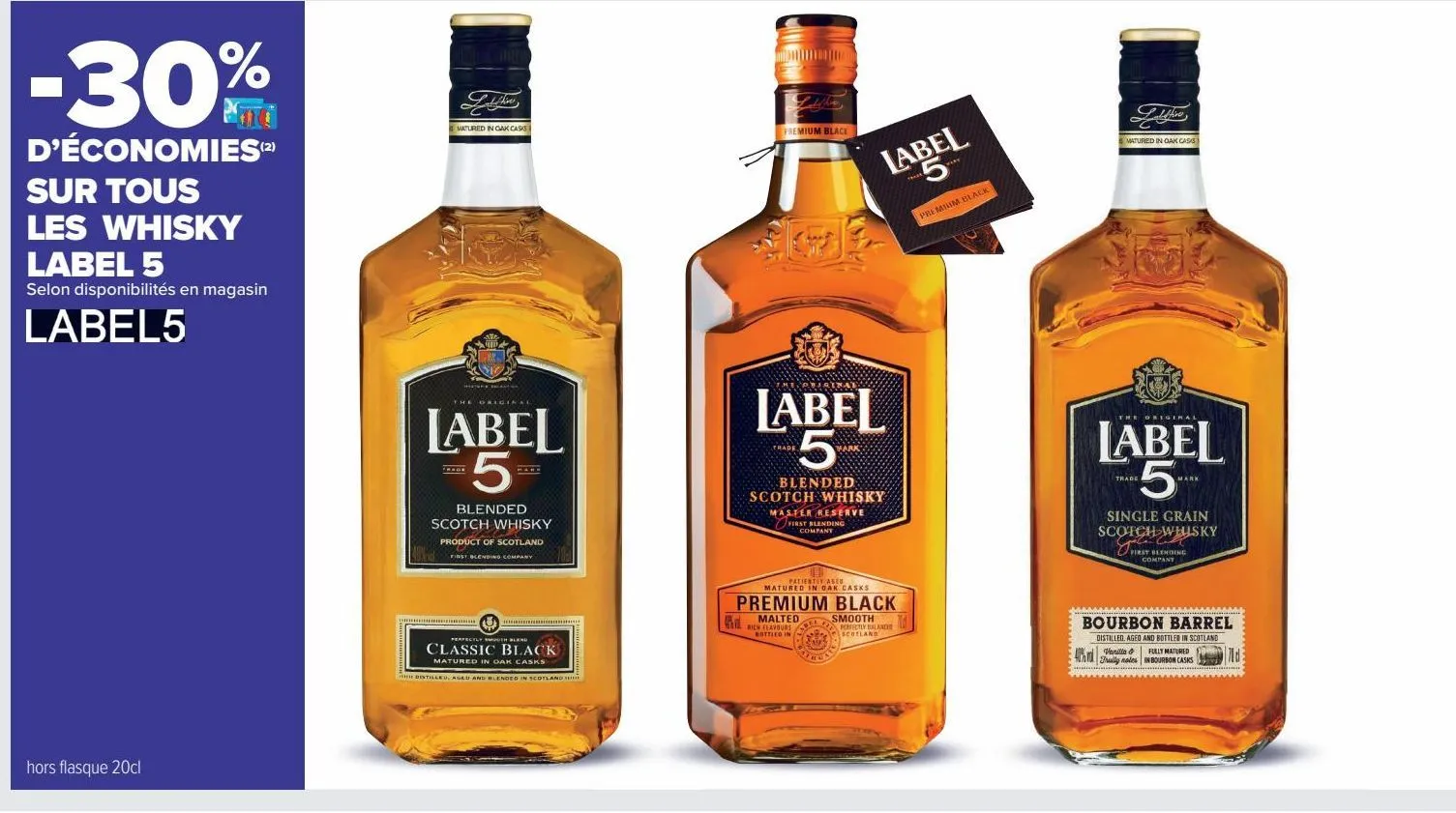 tous les whisky label 5