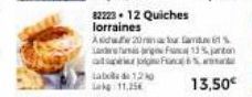 82223-12 Quiches lorraines 