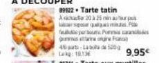 89922- Tarte tatin Act 20 à 25  ponesattame one 46-Lata da 520 g Lokg: 1913  per qua Persis caran 