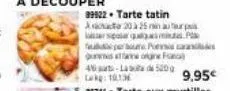 89922- tarte tatin act 20 à 25  ponesattame one 46-lata da 520 g lokg: 1913  per qua persis caran 