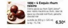 15.35€  180604 exquis rhum raisins drina pale as thun s  avec ma thu, cour de  a  audac non hor  la 400-520  6,30€ 