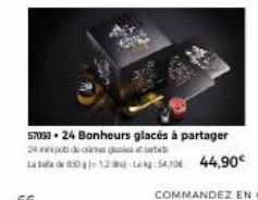 57053-24 Bonheurs glacés à partager  24 pode c  Laba de 8301-12L54.10€ 44,90€  66 