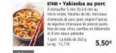 des cou  1part-Laba de 50 L 15.716  87488. Yakisoba au porc A5306 ricordes de ne  de parcare  gra 