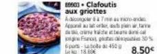 89503. Clafoutis aux griottes  Adlonger 67-Acanalator and plain artare  France ple30%  8,50€ 