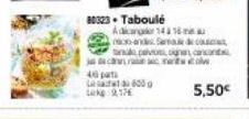 80323. Taboulé Ada 14 18 mandes Sama  c  40 pats  800  kg 9,17€  paananta  5,50€ 