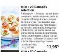 canapés 