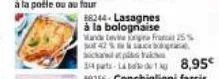 88244-lasagnes à la bolognaise wande bevite ga 25% sot 42 % saceb  capstrak 