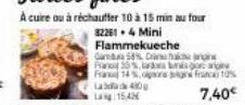 Flammekueche  Ga  58% D  Fano 30 %, nis pocarioty Fran 14%,oporfranc 10% Lab  LAN 1542  7,40€  40 