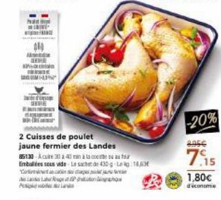 cuisses de poulet 3M