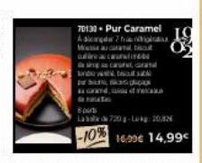 70130 Pur Caramel Ada 7 henhol Mise au  calid  www.bo  paskan d  and tec  Bours  Las 720-Lag: 208  -10%  16.99€ 14,99€  19 