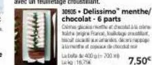 la franc  latola 400g 200 n 16,7  30505-delissimo" menthe/ chocolat-6 parts  click  dic  7,50€ 