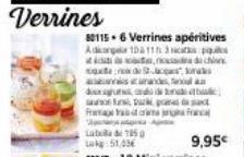 80115 + 6 Verrines apéritives Adange 104113  da chi  xeno de acas  staandel  agus d f  Framas a crim  A  Labela 15  51,03€  9,95€ 