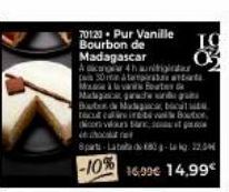 701:20. Pur Vanille Bourbon de Madagascar A con  4h auntiar  pas 30me & tampa atat var fouter de Malapagar unga Bade Macaca bat  wireta Boutor,  con daus tan, s  8parts-Lab  -10%  8-22.0  16.99€ 14,99