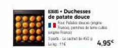 83685-Duchesses de patate douce  Fac Pacing francss partes d Franc  Spart-teachd-60  4,95€  