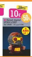 2229  1990  10€  Revell digital STAR LORD 330D  50%  ANS et + 