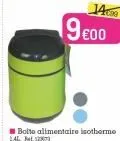 botto alimentaire isotherme  lal.  140  9€00 