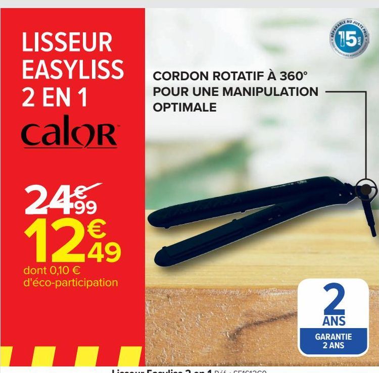 LISSEUR EASYLISS 2 EN 1 