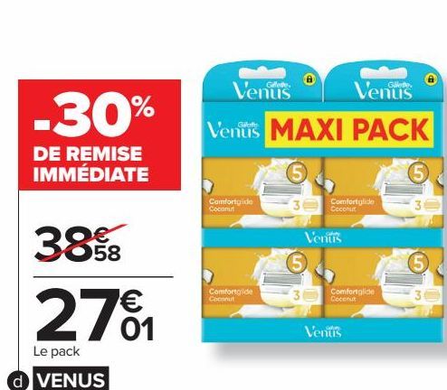 Lames de rasoir Maxi pack VENUS 