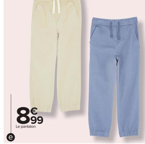 Pantalon garçon 98% coton  