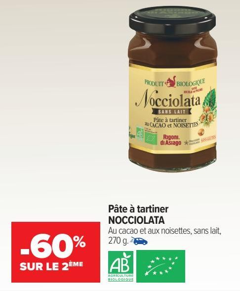 Pâte à tartiner NOCCIOLATA