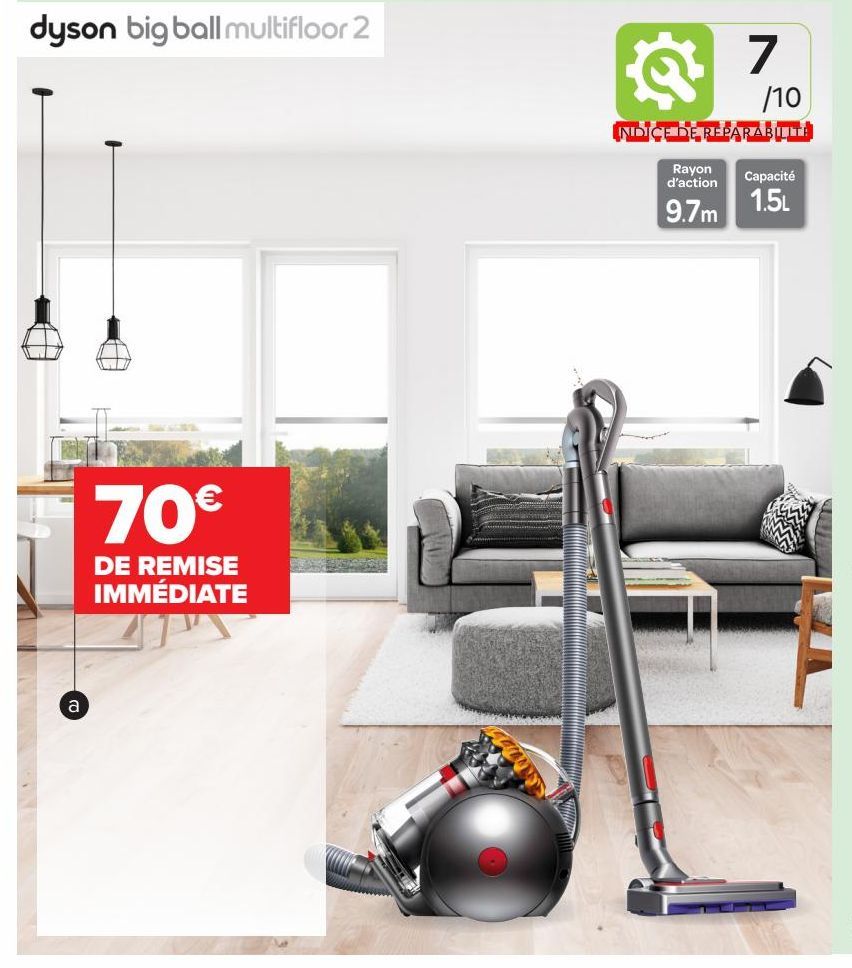 Aspirateur Dyson Big Ball Multifloor 2