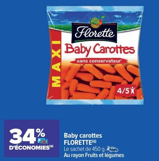 Baby carottes FLORETTE