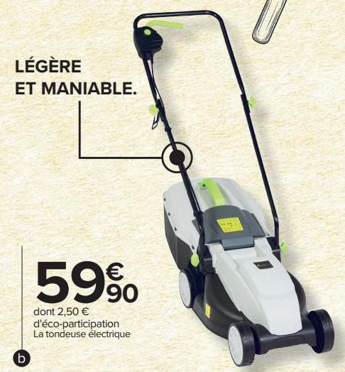 Tondeuse électrique 1000W