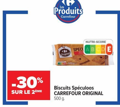 Biscuits Spéculoos CAREFOUR ORIGINAL 