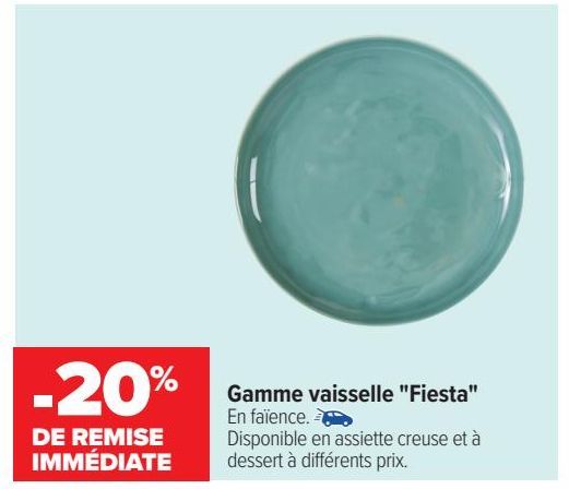 Gamme vaisselle "Fiesta" 