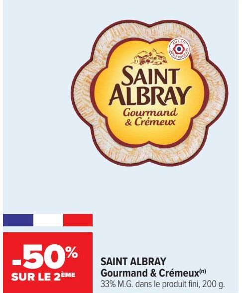 SAINT ALBRAY Gourmand & Crémeux