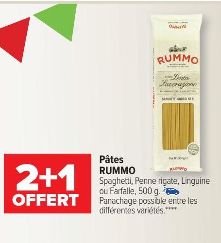 Pâtes RUMMO  