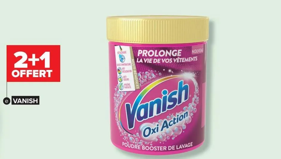 détachant oxi vanish 