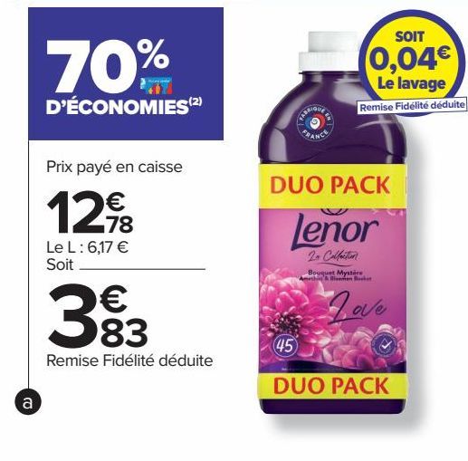 Adoucissant "La Collection" LENOR 