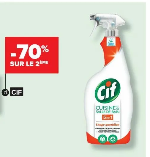 spray nettoyant (a) (b) cif 
