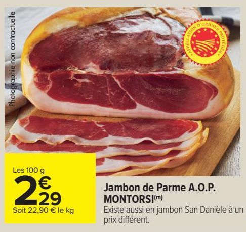 Jambon de Parme A.O.P. MONTORSI 