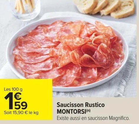 saucisson rustico montorsi 