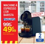 MACHINE A ESPRESSO L'OR BARISTA  offre à 49,99€ sur Carrefour