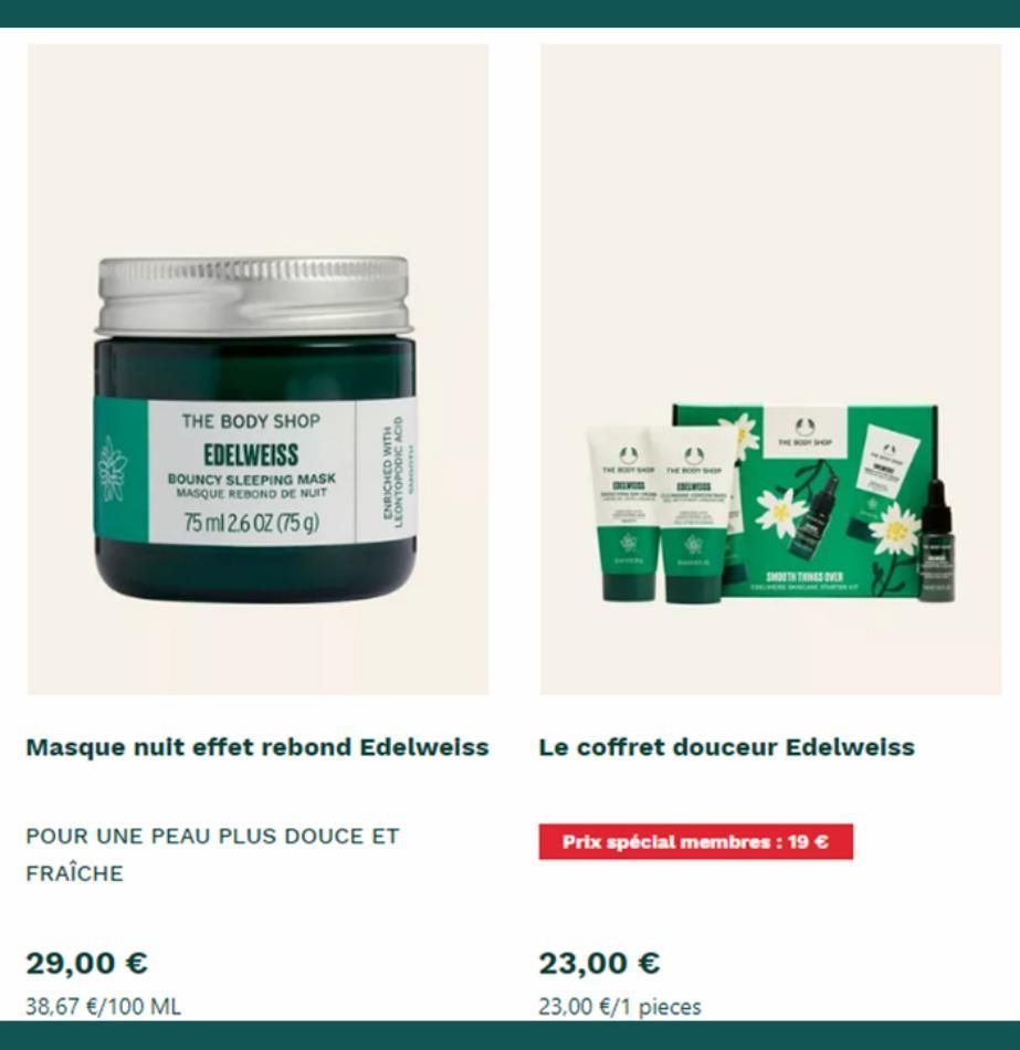 Produit The Body Shop