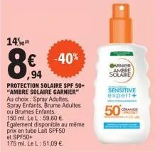 protection solaire garnier