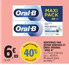 dentifrice oral-b