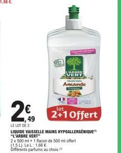 liquide vaisselle L'Arbre Vert