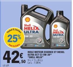 huile moteur shell