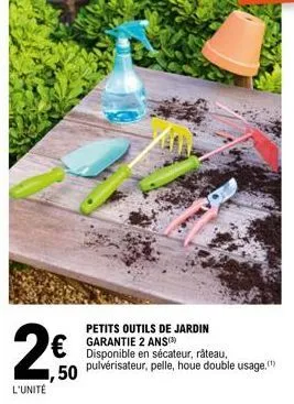 outils de jardin 