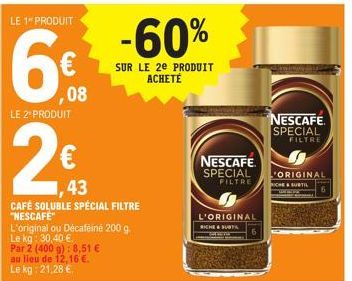 café soluble Nescafé