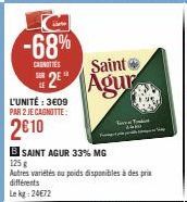 promos Saint Agur
