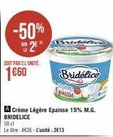 crème bridélice