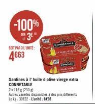 sardines à l'huile Connetable