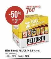bière blonde pelforth