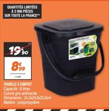 Poubelle a compost offre à 8,99€ sur Netto