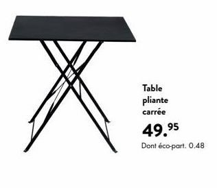 table pliante 